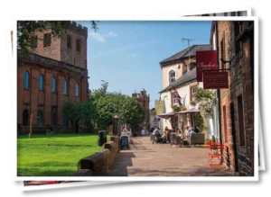 St Andrew’s Church in Penrith, near North View B&B, a historic landmark in the Lake District and Eden Valley area